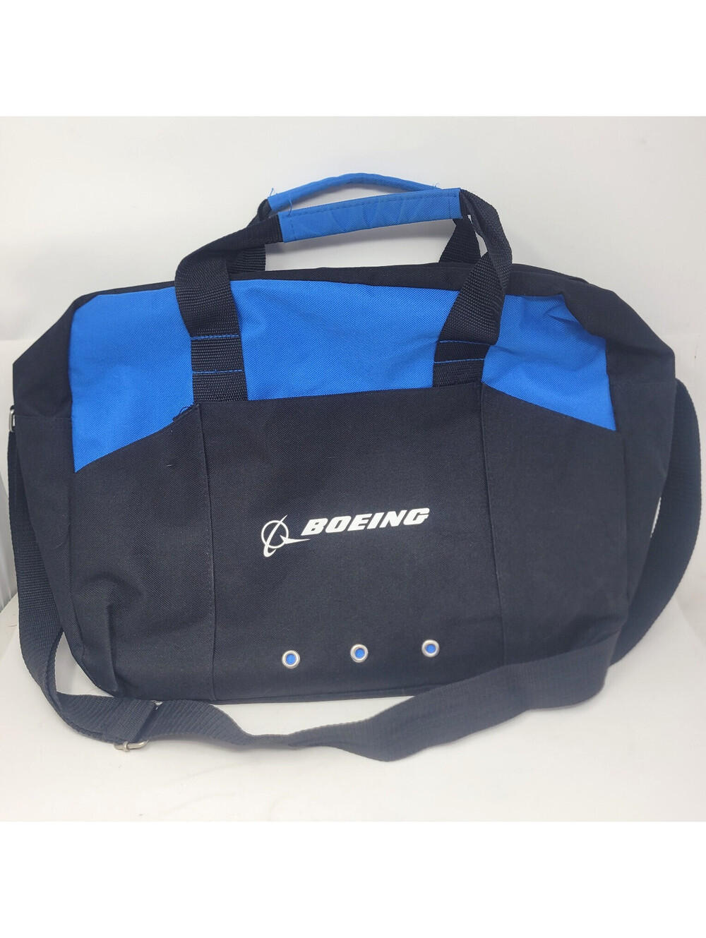 Boeing Aircraft Company Logo Navy Blue Messenger Bag  Travel Bag Shoulder Strap